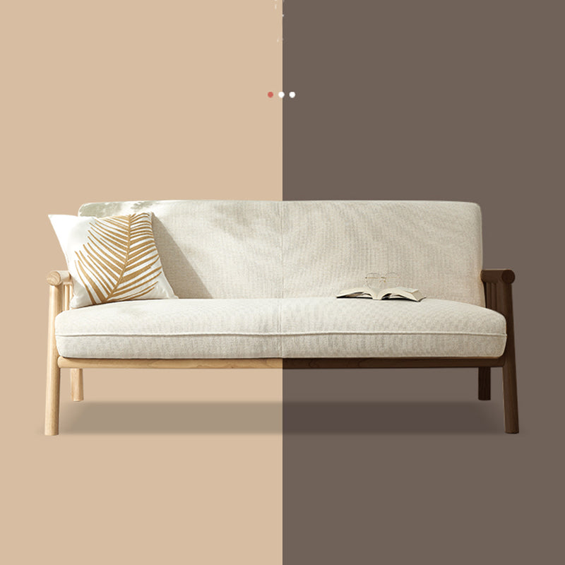 Loose Sofa Back Cotton Sofa 28.7"W with Pillow Top Arm for Living Room