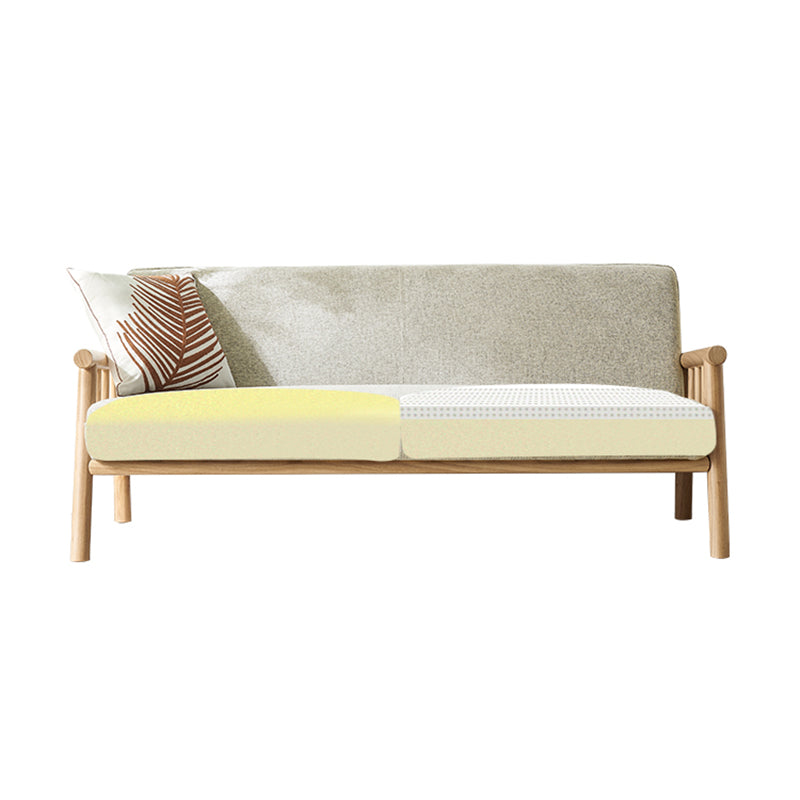 Loose Sofa Back Cotton Sofa 28.7"W with Pillow Top Arm for Living Room
