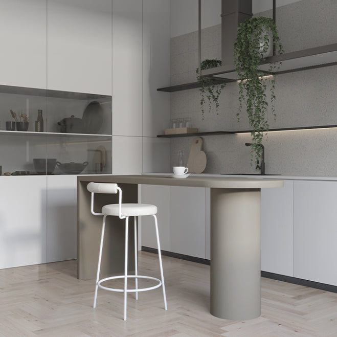 Dining Room Ash Wood Counter Table 40-inch Height Modern Bar Table