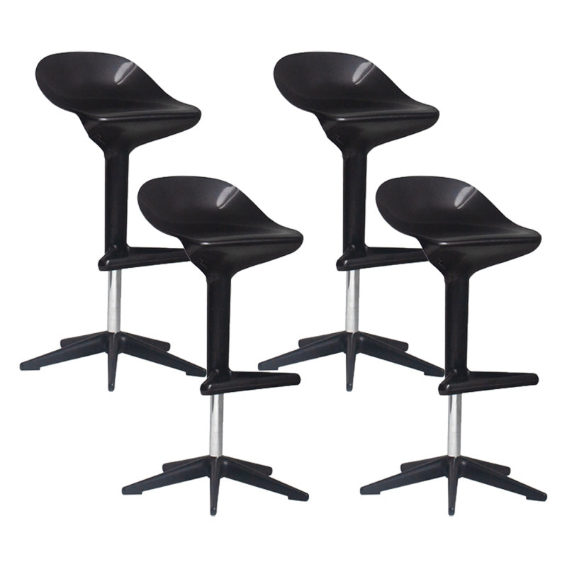 Industrial Bar-stool Adjustable Leather Counter Bar Stool with Metal Legs
