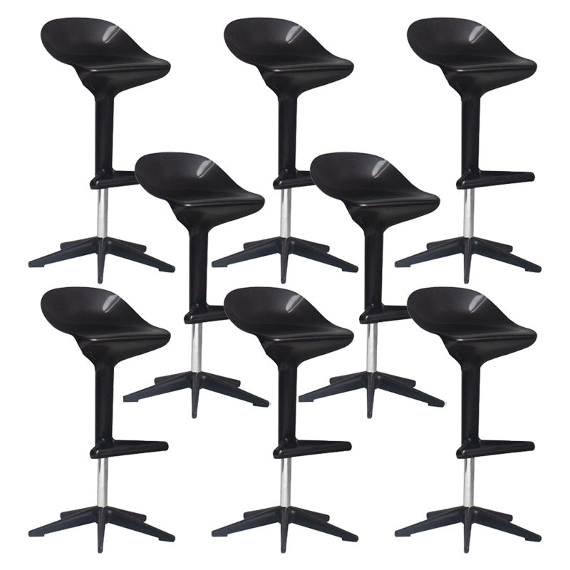 Industrial Bar-stool Adjustable Leather Counter Bar Stool with Metal Legs