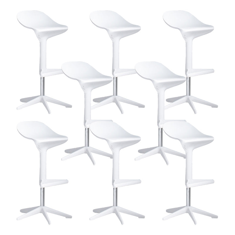 Industrial Bar-stool Adjustable Leather Counter Bar Stool with Metal Legs