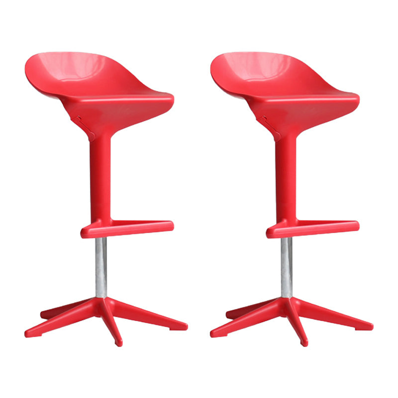 Industrial Bar-stool Adjustable Leather Counter Bar Stool with Metal Legs