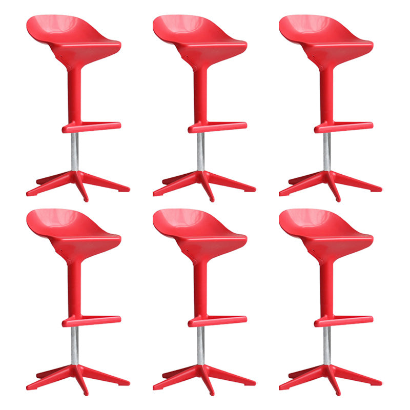 Industrial Bar-stool Adjustable Leather Counter Bar Stool with Metal Legs