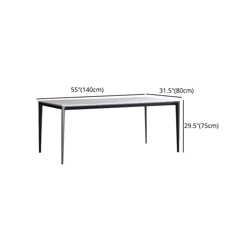 Contemporary 1/4/5 Pieces Dining Set Metal Dining Table Set for Home Use