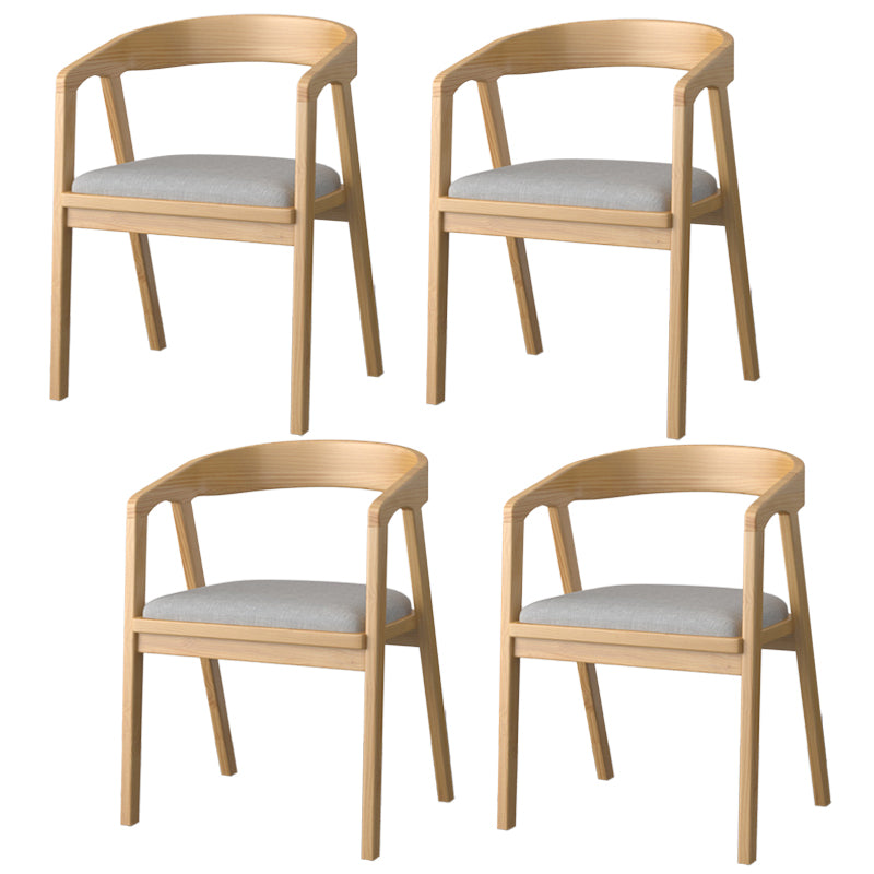 Modern Style 1/4/6 Pieces Dining Bench Set Solid Wood Dining Table and Chairs