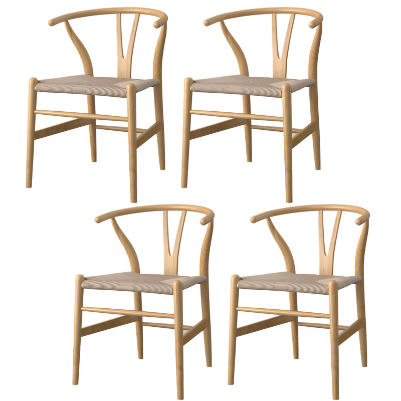 Modern Style 1/4/6 Pieces Dining Bench Set Solid Wood Dining Table and Chairs