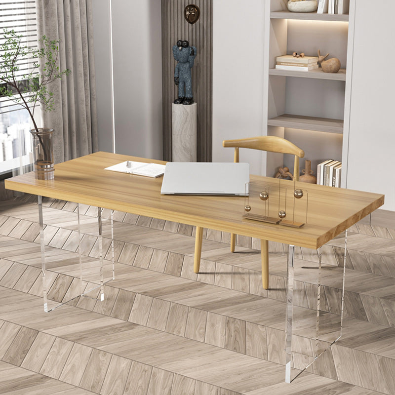 Modern 1/2 Pieces Dining Set Rectangle Pine Wood Dining Table for Dining Room