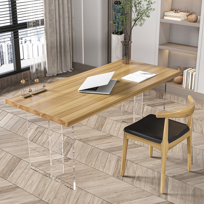 Modern 1/2 Pieces Dining Set Rectangle Pine Wood Dining Table for Dining Room