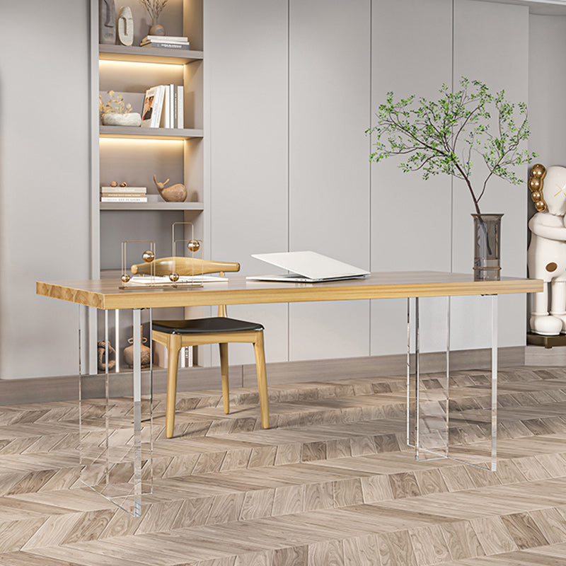 Modern 1/2 Pieces Dining Set Rectangle Pine Wood Dining Table for Dining Room