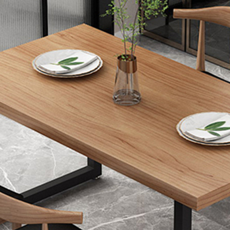 Modern 1/5 Pieces Dining Set Rectangle Wood Dining Table for Kitchen