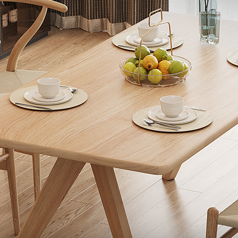 Modern 1/4/5 Pieces Dining Set Rectangle Pine Wood Dining Table for Kitchen