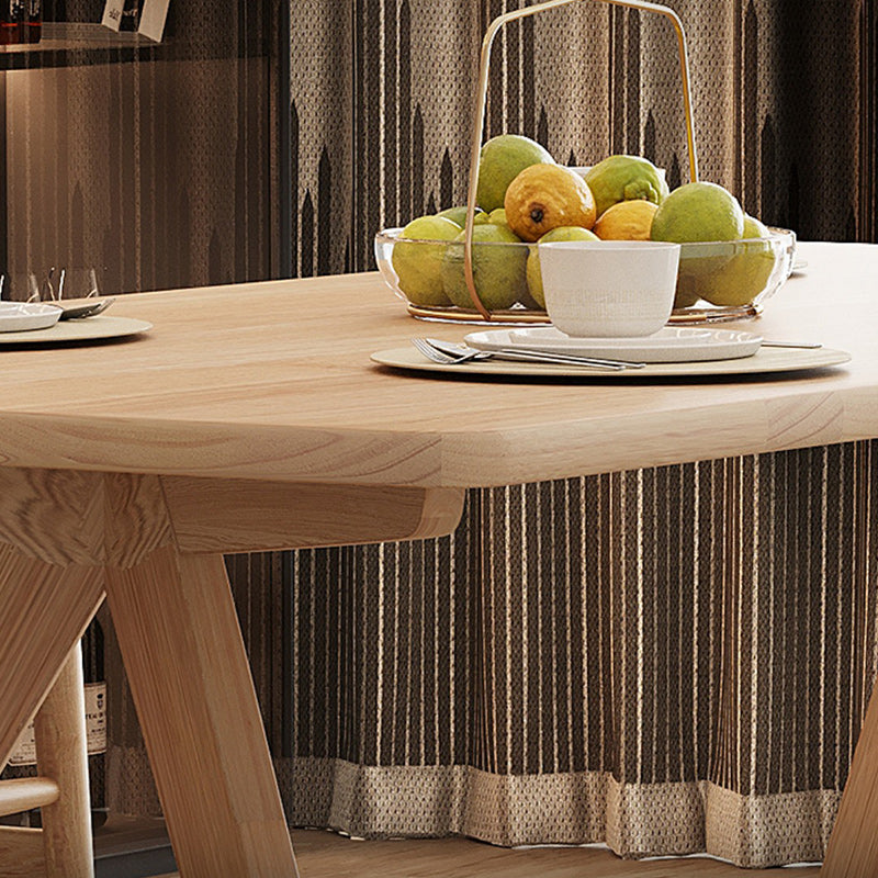 Modern 1/4/5 Pieces Dining Set Rectangle Pine Wood Dining Table for Kitchen