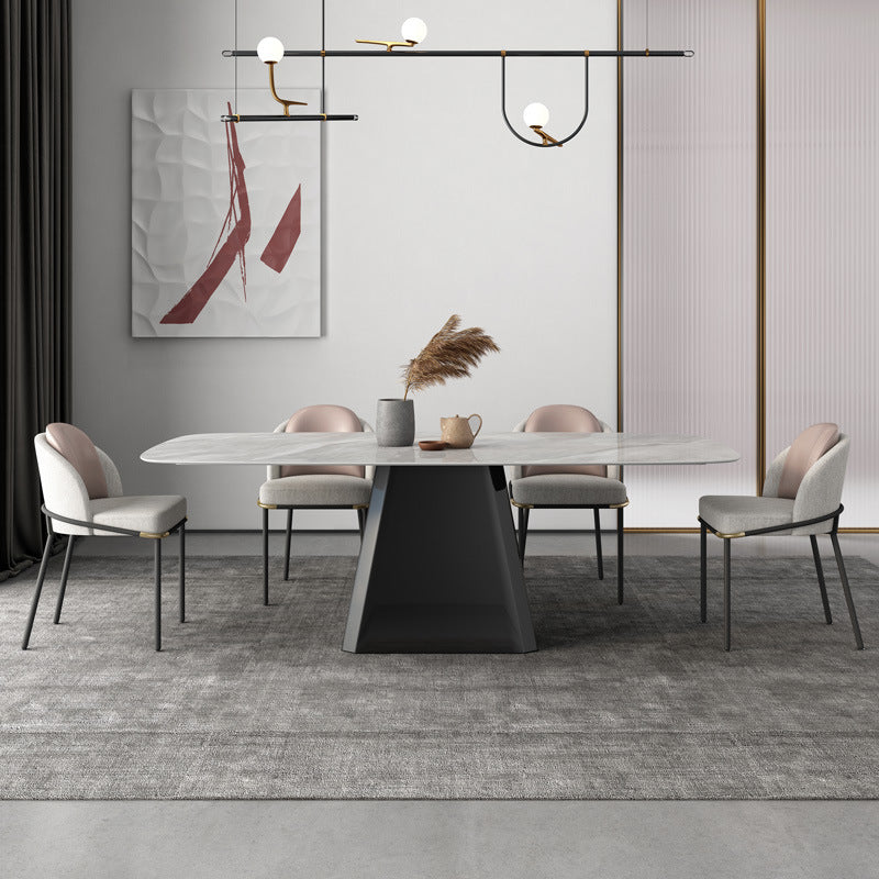 Modern Sintered Stone Dining Table Set 1/5/6/7 Pieces Dining Set for Home Use