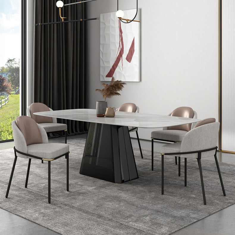 Modern Sintered Stone Dining Table Set 1/5/6/7 Pieces Dining Set for Home Use