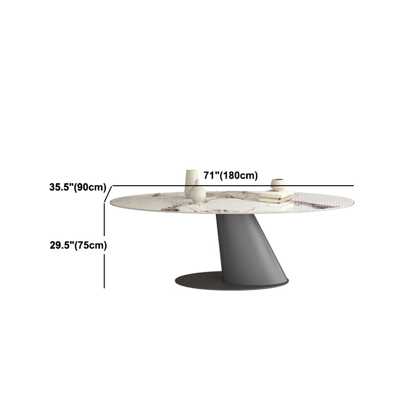 Modern Style Sintered Stone Dining Table Set 1/3/4/7 Pieces Dining Set