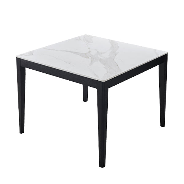 Industrial Sintered Stone Dining Table Solid Wood Dining Table for Dining Room