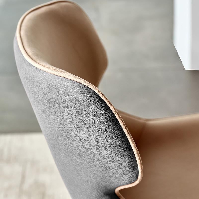 Modern Style Parsons Side Chair Indoor Dining Chair with Metal Base
