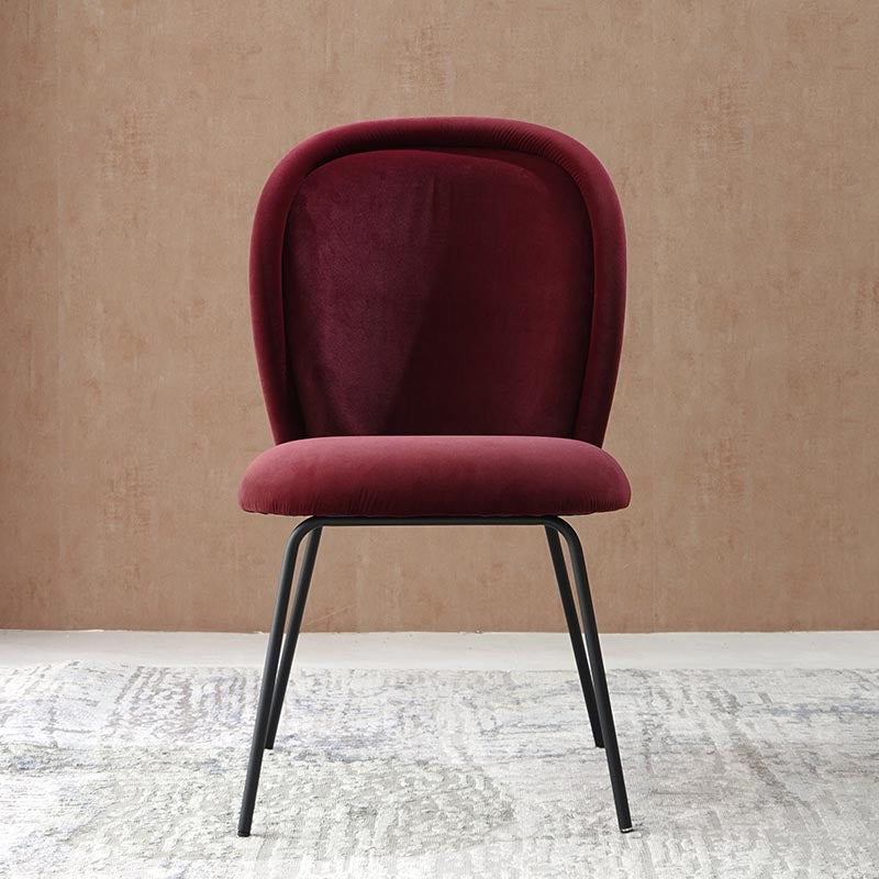 Upholstered Armless Dining Chair Contemporary Dining Room Side Chair