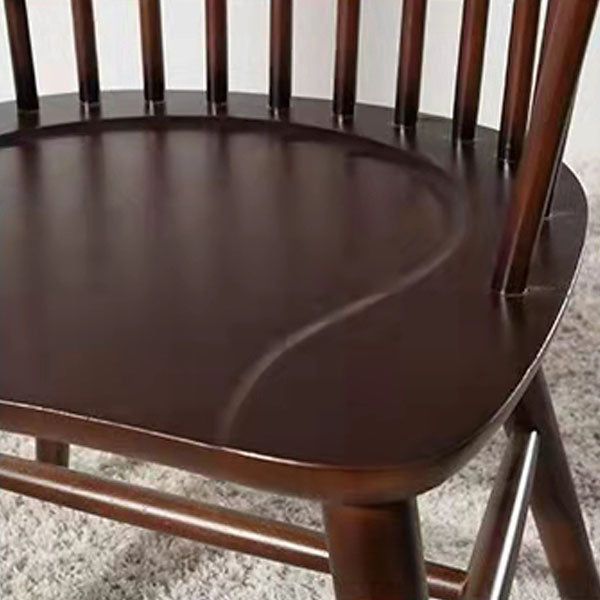 Arm Dining Chairs Modern Oak Wood Side Chairs for Dining Room