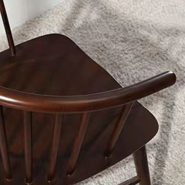 Arm Dining Chairs Modern Oak Wood Side Chairs for Dining Room