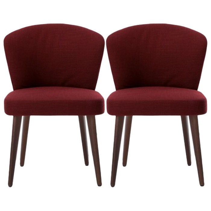 Dining Room Dining Chairs Modern Dining Side Chairs with Wood Legs