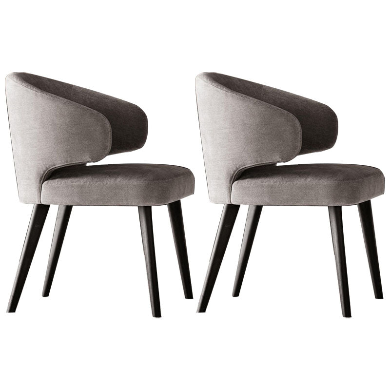 Dining Room Dining Chairs Modern Dining Side Chairs with Wood Legs