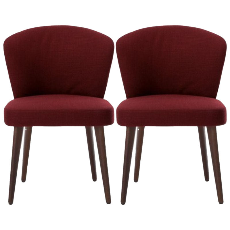 Dining Room Dining Chairs Modern Dining Side Chairs with Wood Legs