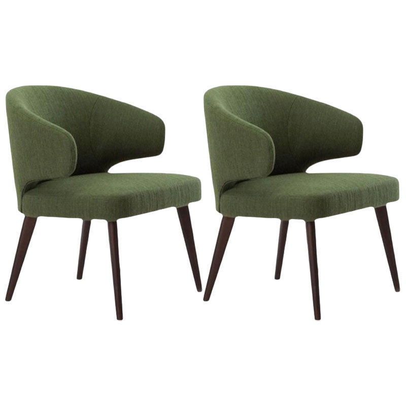 Dining Room Dining Chairs Modern Dining Side Chairs with Wood Legs