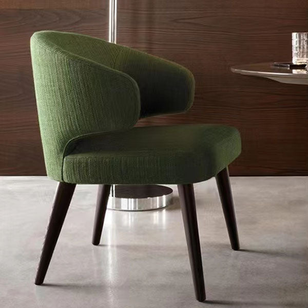 Dining Room Dining Chairs Modern Dining Side Chairs with Wood Legs