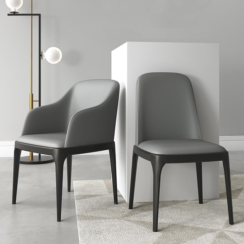 Dining Chairs Modern Style Oak Wood Side Chairs for Dining Room
