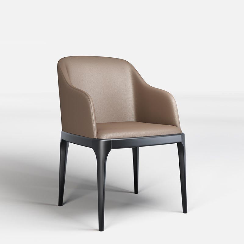Dining Chairs Modern Style Oak Wood Side Chairs for Dining Room