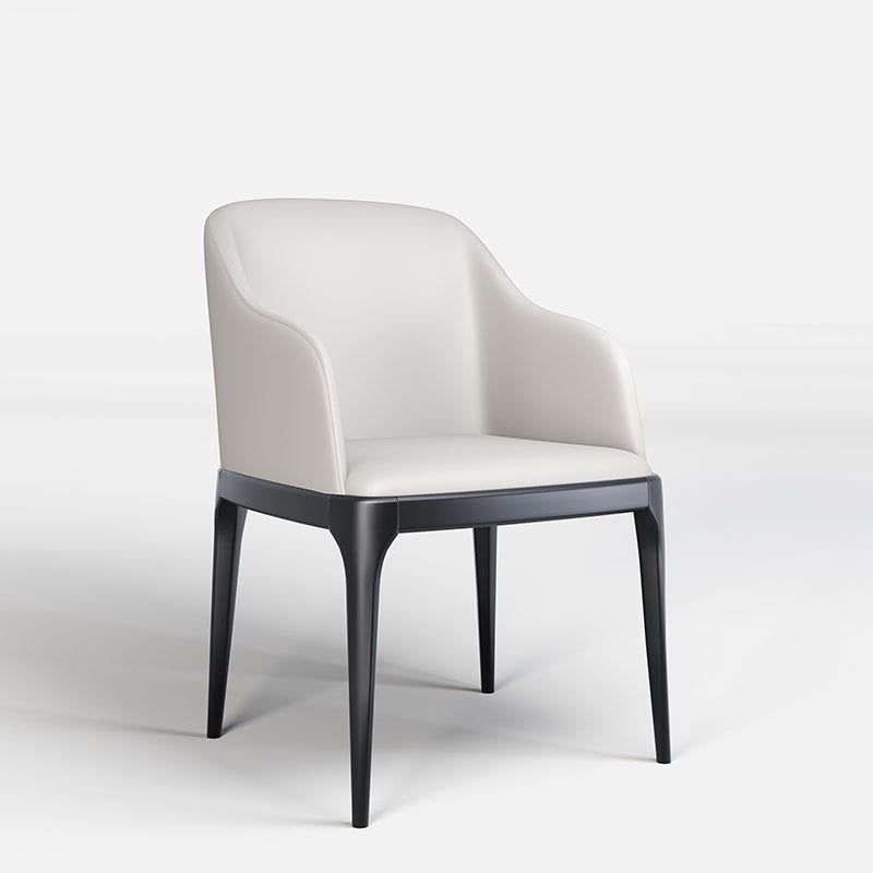 Dining Chairs Modern Style Oak Wood Side Chairs for Dining Room