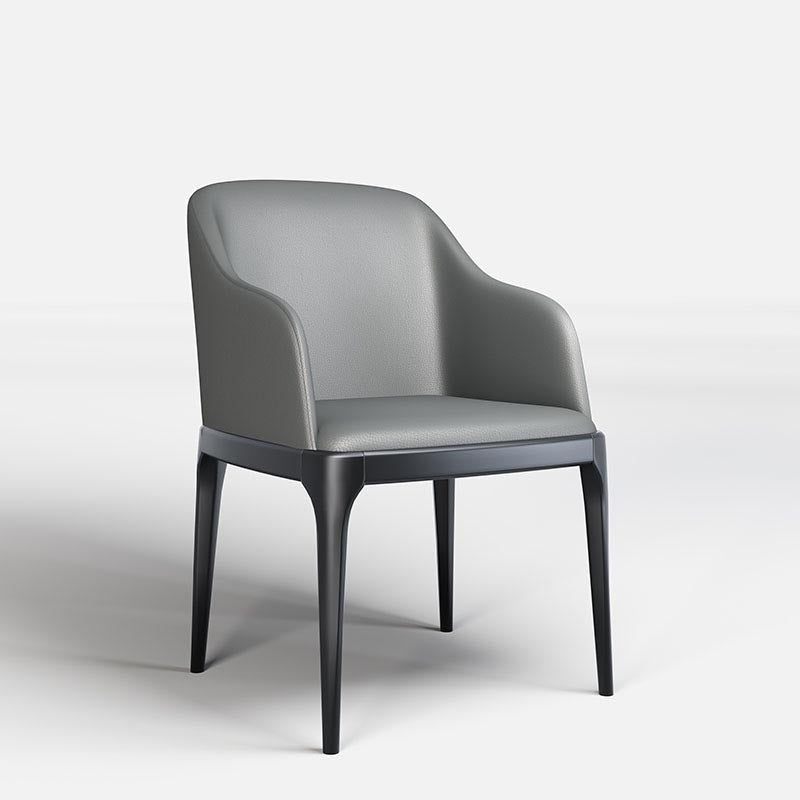 Dining Chairs Modern Style Oak Wood Side Chairs for Dining Room