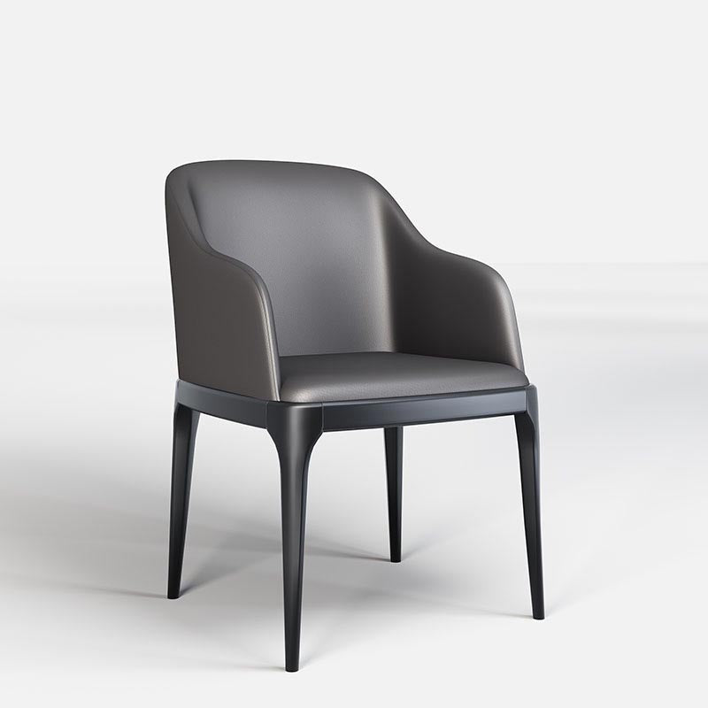 Dining Chairs Modern Style Oak Wood Side Chairs for Dining Room