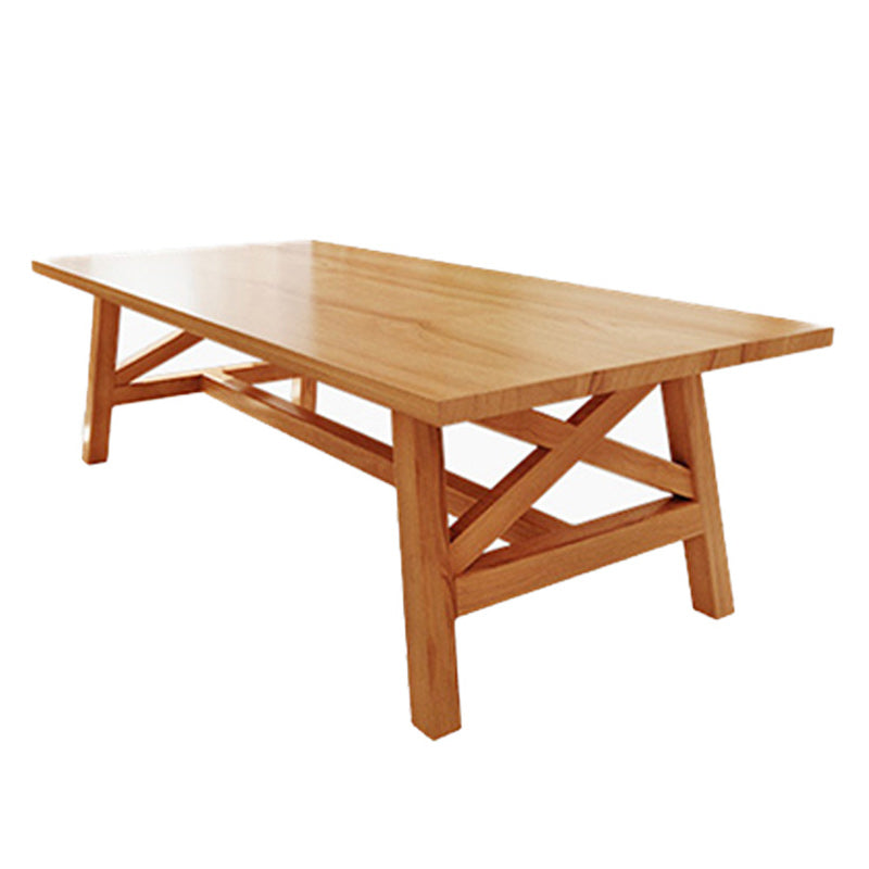 Modern 1/2/7 Pieces Dining Set Rectangle Pine Wood Dining Table for Dining Room