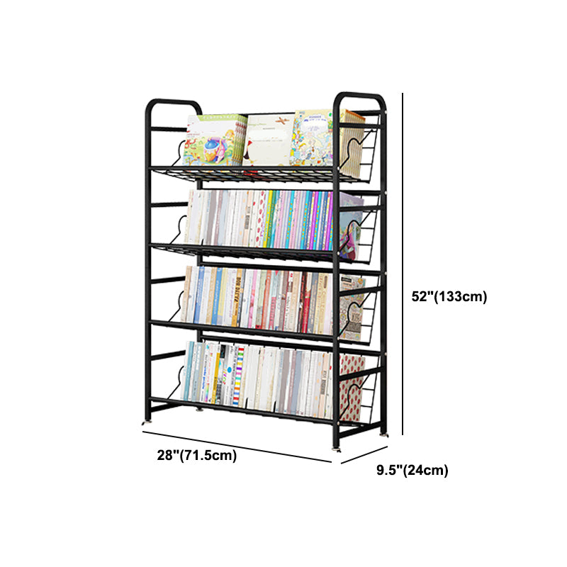 Urban Style Bookshelf Open Back Bookcase for Office and Study Room
