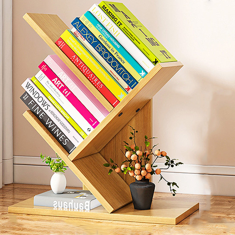 Scandinavian Style Bookshelf Closed Back Bookcase for Home and Office Study Room