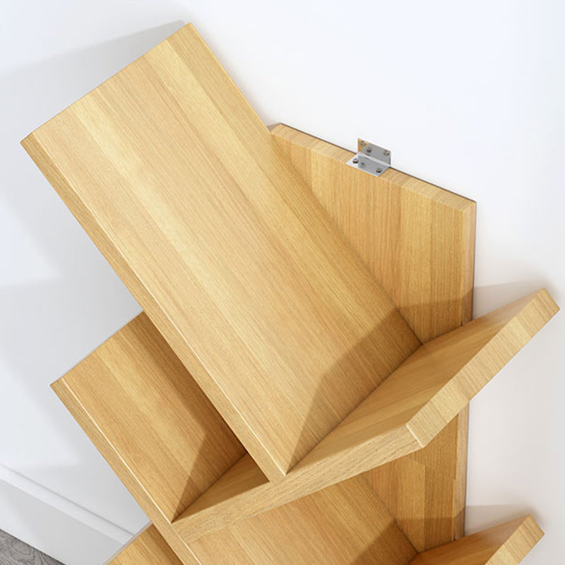 Scandinavian Style Bookshelf Closed Back Bookcase for Home and Office Study Room