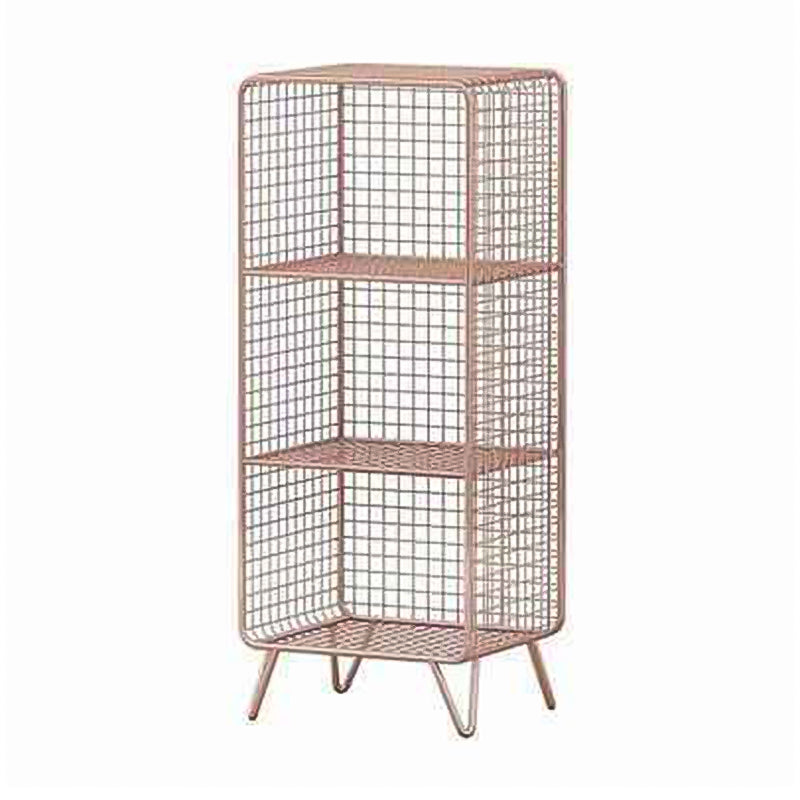 Metal Modern Standard Bookshelf Closed Back Bookcase for Home Office