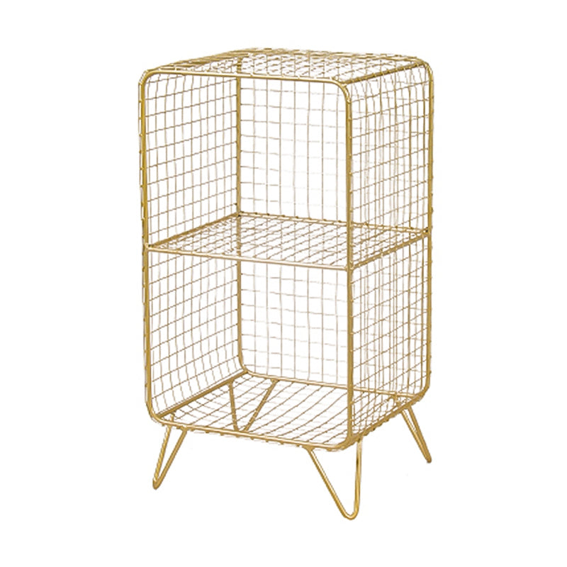 Metal Modern Standard Bookshelf Closed Back Bookcase for Home Office