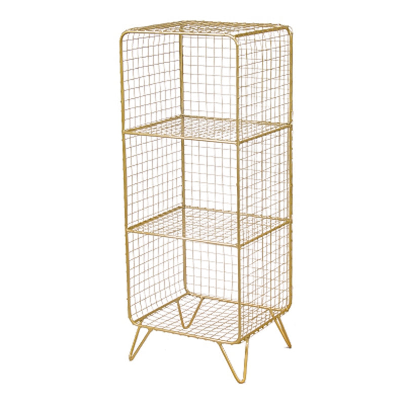 Metal Modern Standard Bookshelf Closed Back Bookcase for Home Office