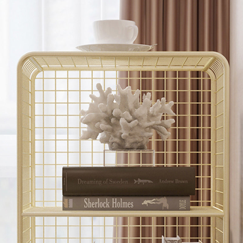 Metal Modern Standard Bookshelf Closed Back Bookcase for Home Office