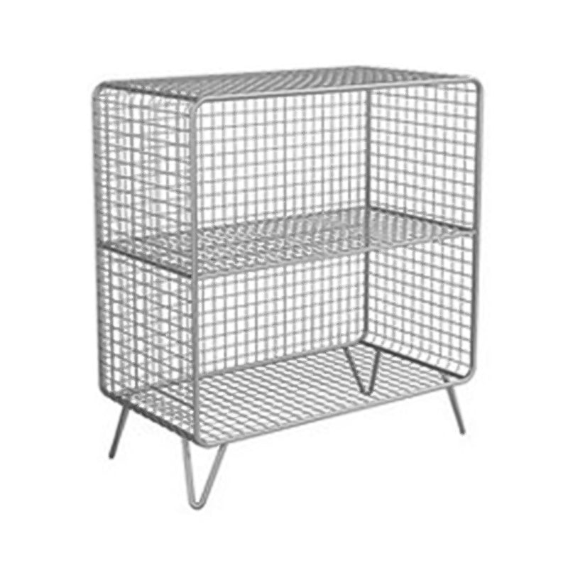 Metal Modern Standard Bookshelf Closed Back Bookcase for Home Office