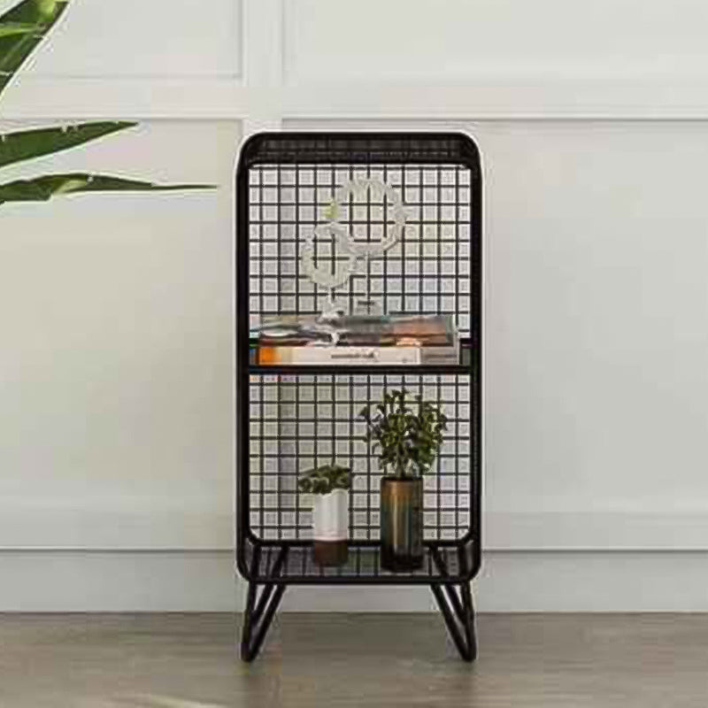 Metal Modern Standard Bookshelf Closed Back Bookcase for Home Office