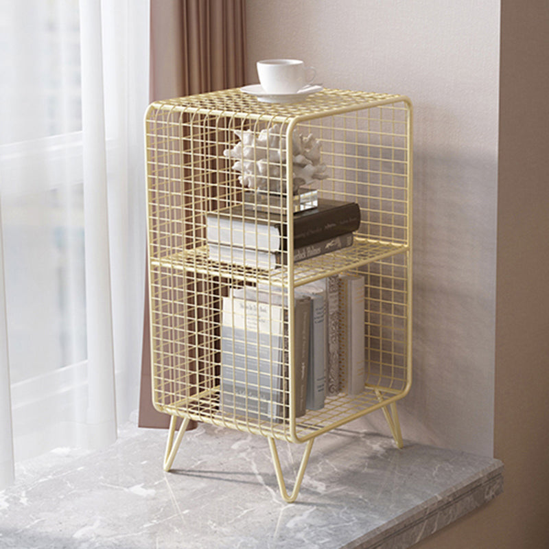 Metal Modern Standard Bookshelf Closed Back Bookcase for Home Office