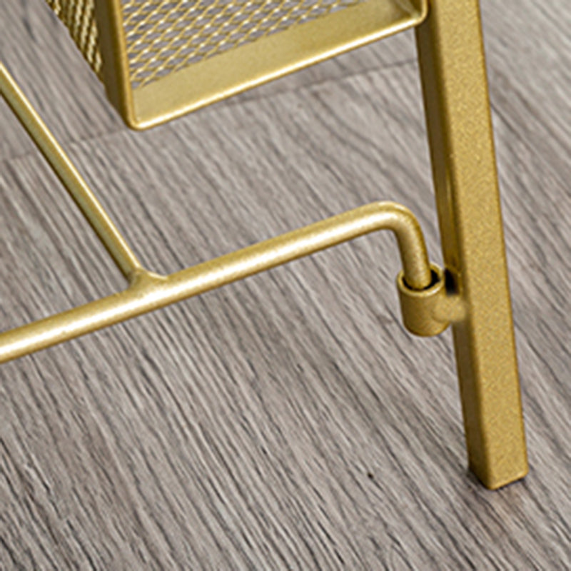 Modern Metal Ladder Bookshelf Iron Closed Back Bookcase for Home