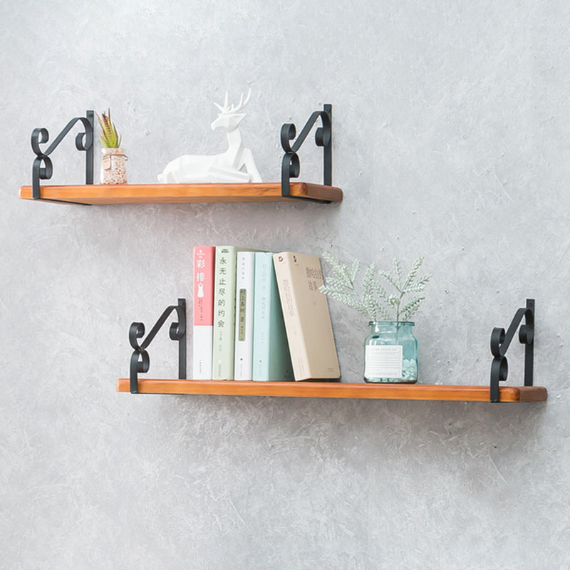 Closed Back Bookshelf Glam Style Wall Mounted Bookcase for Office Home Study Room