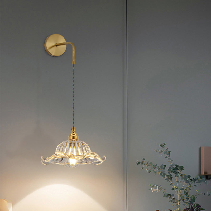 Geometric Wall Lighting Fixtures Modern Style Glass 1 Light Wall Lighting