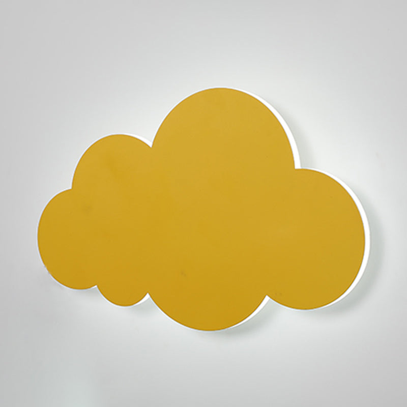 Modern Style Cloud Wall Mounted Lamps Metal 1 Light Wall Lamps